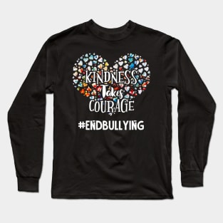 Kindness Takes Courage Anti Bullying Awareness Unity Day Long Sleeve T-Shirt